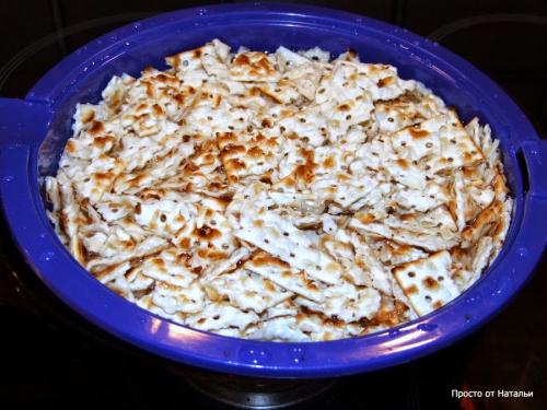 Пицца из мацы. Тесто за 5 минут. Просто и вкусно. Может сделать ребенок!