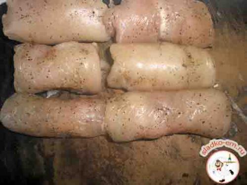 Мясные пальчики из куриного филе с начинкой. Вкуснейшие пальчики из куриного филе!