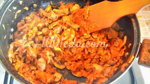 Перловка с говядиной и грибами. Перловая каша со свининой и шампиньонами