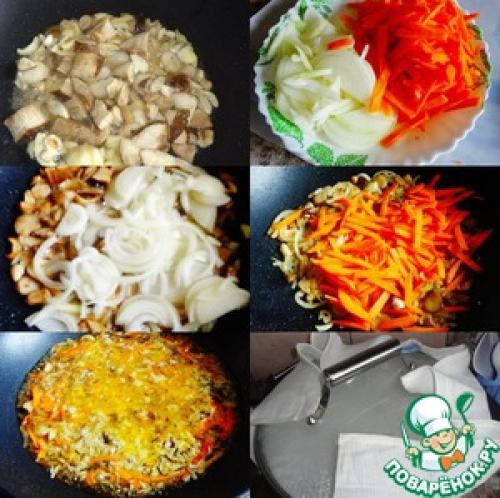 Плов из дикого риса с лесными грибами