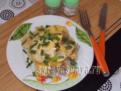 Говядина по-французски с картошкой в мультиварке. Мясо по-французски с картошкой в мультиварке