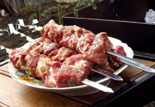 Шашлык с начинкой. Классический рецепт шашлыка из свинины с уксусом