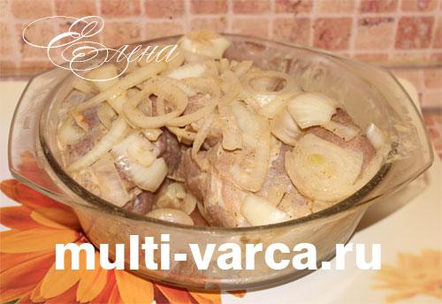 Мясо по-французски из говядины в мультиварке. Особенности блюда 05 Мясо по-французски из говядины в мультиварке. Особенности блюда 05