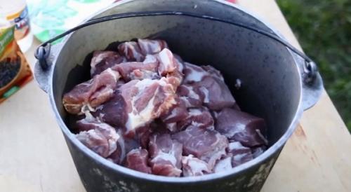 Шашлык из баранины в духовке в рукаве. 02 Шашлык из баранины в духовке в рукаве. 02