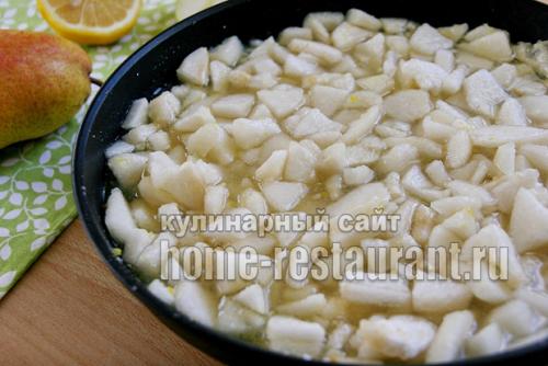 Варенье из груш на сковороде. Варенье из груш с лимоном на сковороде