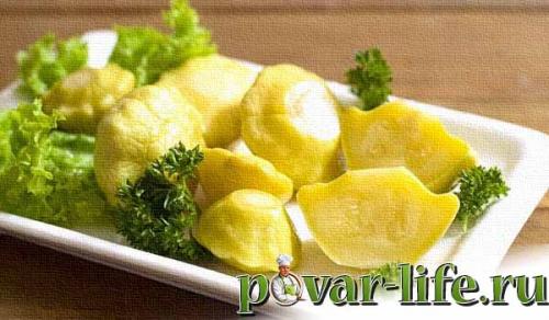 Переросшие патиссоны на зиму. Рецепт патиссонов на зиму