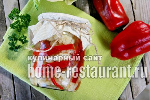 Домашние заготовки на зиму из цветной капусты. 