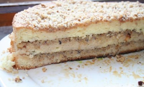 Ореховый тарт со сгущенкой. Вкусный торт с орехами и сгущенкой