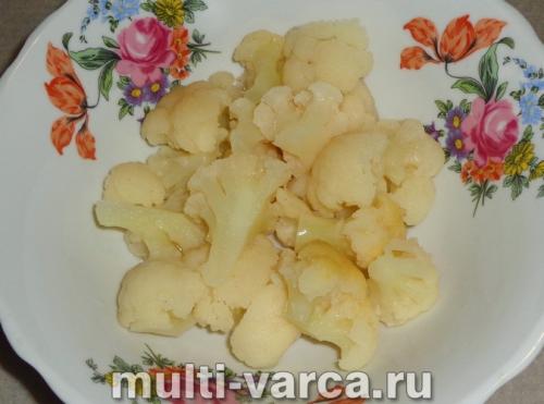 Запеканка из цветной капусты и брокколи в мультиварке. Брокколи и цветная капуста в мультиварке 01