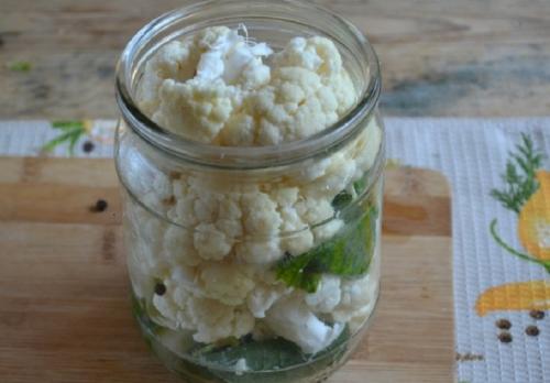 Маринованная цветная капуста, как грибы на зиму. Цветная капуста, маринованная в томате на зиму 21