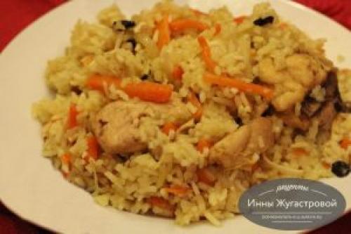 Плов из домашней курицы. Плов из курицы по мотивам азиатского плова