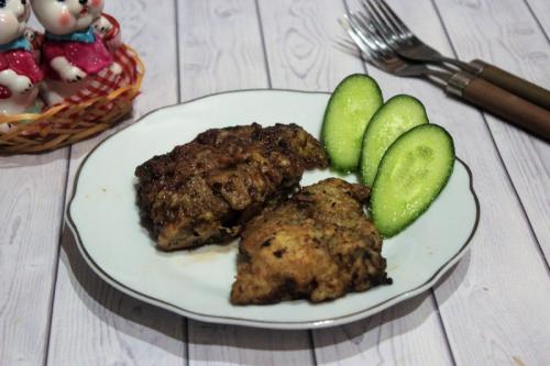 Свиная печень в кляре с майонезом. Свиная печень в кляре