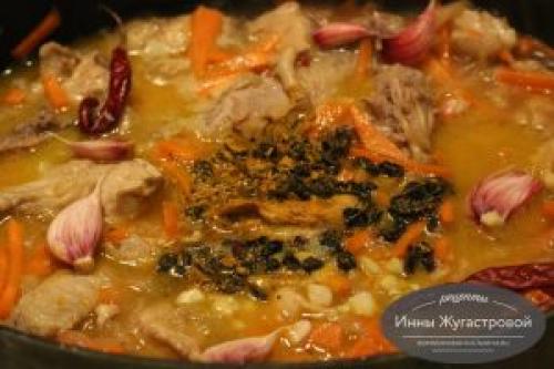 Плов из домашней курицы. Плов из курицы по мотивам азиатского плова