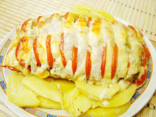 Маринованная свинина с картошкой в духовке. Свинина – гармошка, запеченная в духовке с овощами