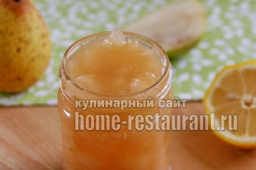 Варенье из груш на сковороде. Варенье из груш с лимоном на сковороде