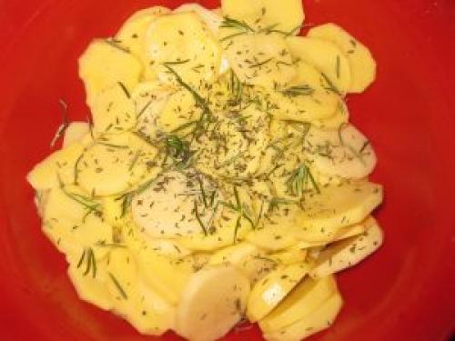 Картофельная запеканка со сливками. Пряная картофельная запеканка со сливками и сыром