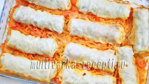 Сладкий рулет из пельменного теста. Рулетики из пельменного теста с фаршем в духовке