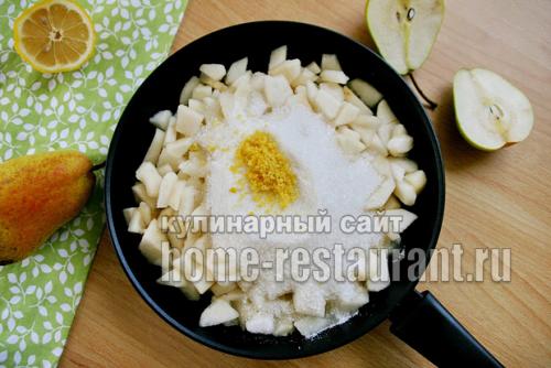 Варенье из груш на сковороде. Варенье из груш с лимоном на сковороде