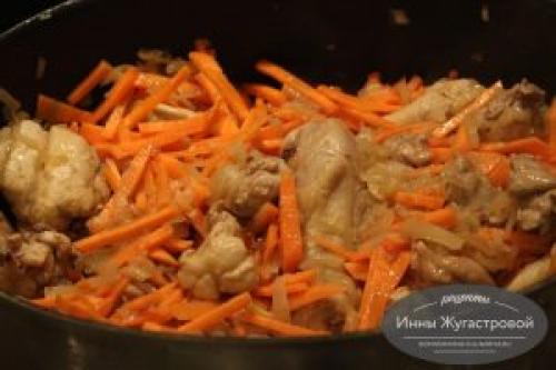Плов из домашней курицы. Плов из курицы по мотивам азиатского плова