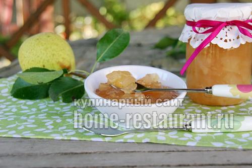 Варенье из груш на сковороде. Варенье из груш с лимоном на сковороде