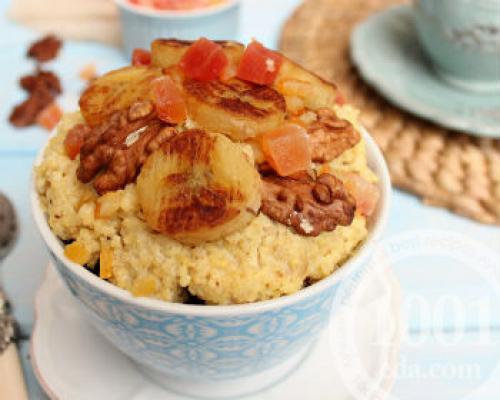 Пшенная каша с сухофруктами в мультиварке. Рецепт пшенной каши в мультиварке с сухофруктами 09