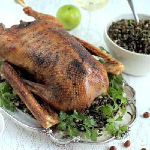 Гусь в духовке с рисом: рецепт. Гусь, фаршированный рисом, в фольге в духовке