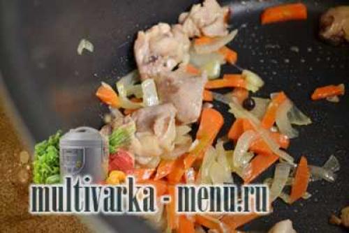 Булгур в мультиварке с мясом. Булгур со свининой в мультиварке 07