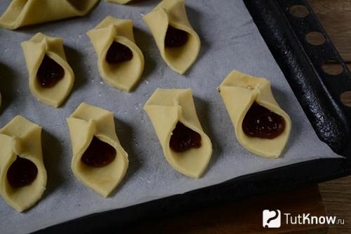 Конвертики из песочного теста. Советы 07