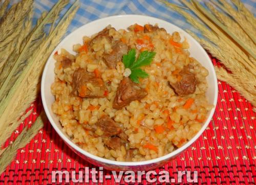 Булгур с ребрами в мультиварке. Булгур с говядиной в мультиварке