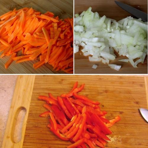 Спагетти с курицей и соусом терияки. Спагетти с курицей под соусом Терияки