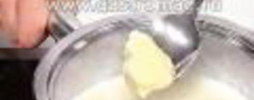 Каша манная на сливках. Манная каша сливочная 02 Каша манная на сливках. Манная каша сливочная 02