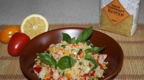 Булгур с мясом на сковороде. Булгур с мясом