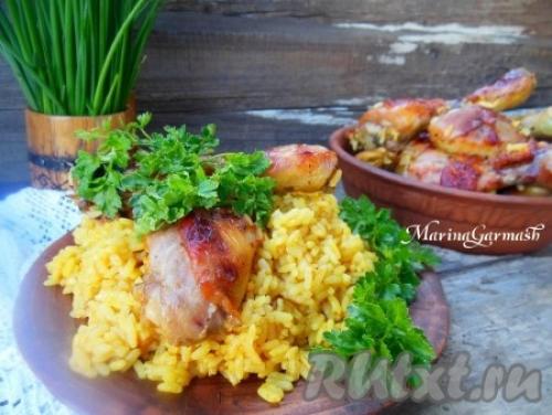 Рис с овощами и куриными ножками в духовке. Рецепт 2: куриные ножки с рисом в духовке (пошаговые фото)