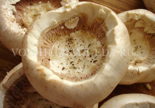 Фаршированные шампиньоны фаршем. Ингредиенты