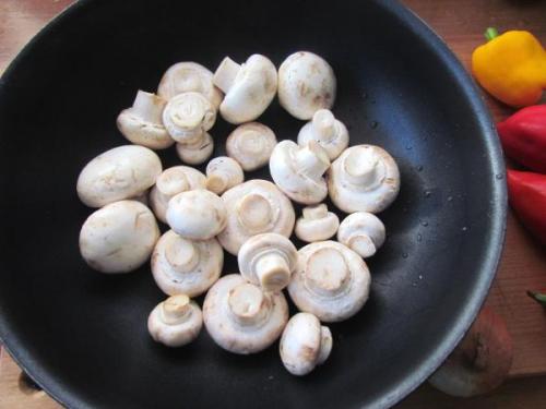 Шампиньоны с болгарским перцем. #1 Алена