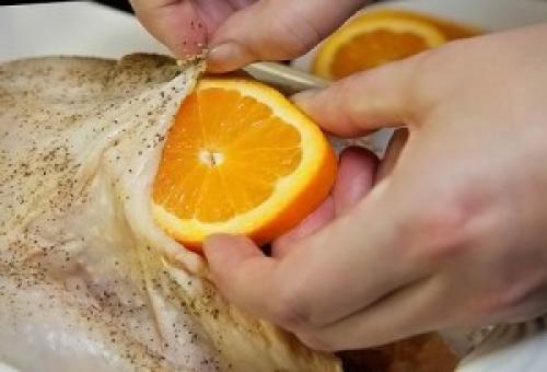 Курица запеченная в фольге с апельсинами. Как вкусно приготовить курицу с апельсинами в духовке