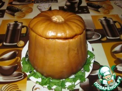 Запеченная тыква поваренок. Фаршированная тыква, запечённая в духовке