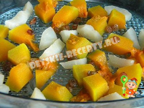 Яблочное пюре в пароварке. Яблочно тыквенное пюре без сахара — рецепт в пароварке