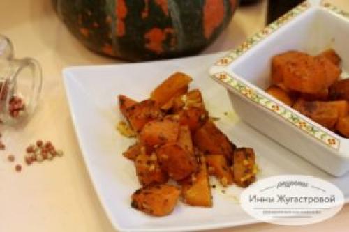 Тыква по-гречески. Два рецепта запеченной тыквы. Тыква по-гречески с томатом. Десертная тыква со специями