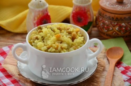 Ризотто с кукурузой и курицей. Ризотто с кукурузой
