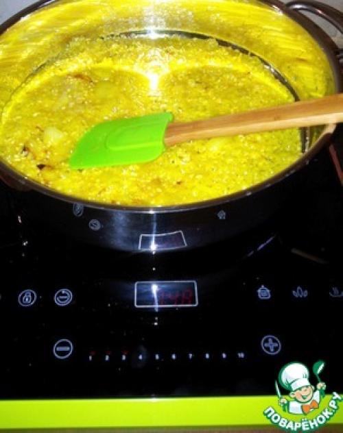 Ризотто с курицей и креветками. Рецепт «Ризотто с курицей, грибами, креветками и овощами»: