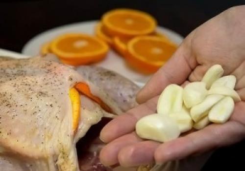 Курица запеченная в фольге с апельсинами. Как вкусно приготовить курицу с апельсинами в духовке
