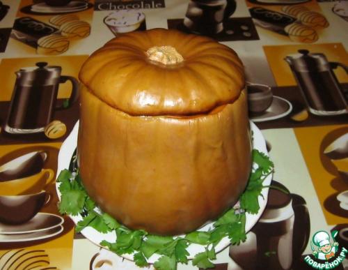 Запеченная тыква поваренок. Фаршированная тыква, запечённая в духовке