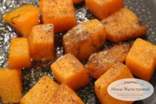 Тыква по-гречески. Два рецепта запеченной тыквы. Тыква по-гречески с томатом. Десертная тыква со специями