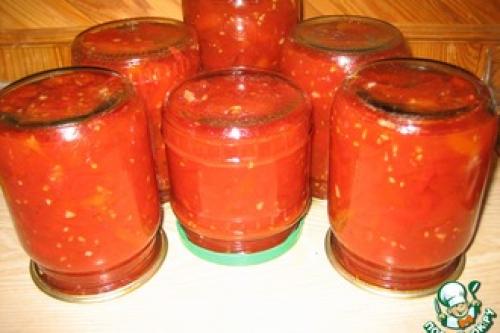 Лечо с чесноком. Лечо на зиму