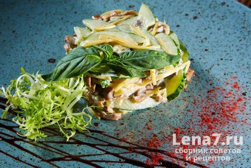 Салат с языком и свежим огурцом. Диетический салат с языком, свежим огурцом и зеленой редькой