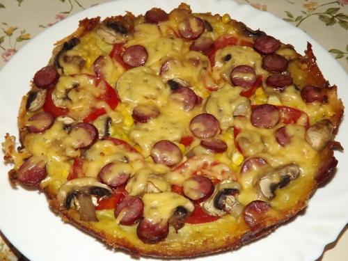 Пицца из кабачков в мультиварке