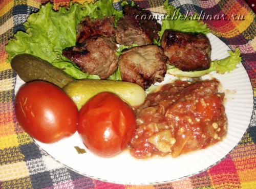 Шашлык из карбоната с беконом и сливочным маслом. Способ приготовления: 09 Шашлык из карбоната с беконом и сливочным маслом. Способ приготовления: 09