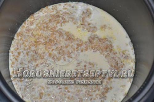 Овсяная крупа на воде в мультиварке. Овсяная каша в мультиварке на молоке на таймере