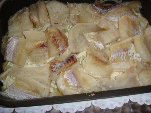 Рыба в духовке под соусом тартар. 04